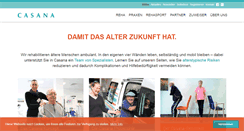 Desktop Screenshot of casana.de